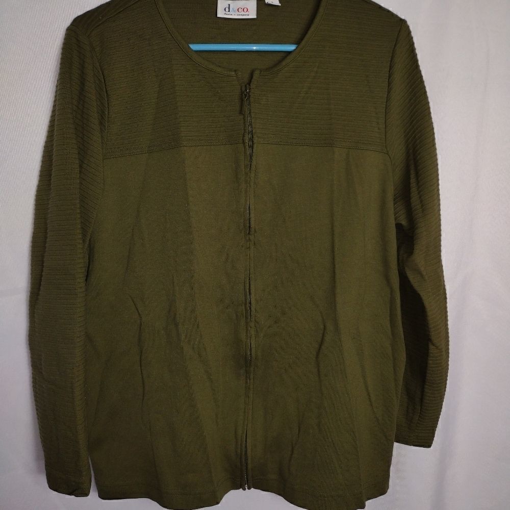 D& Co shirt and cardigan set
